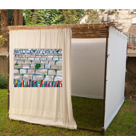 Bright Western Wall | Sukkah Banner