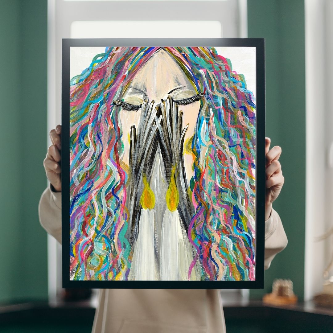 The Beauty of Shabbat Giclee Art Print