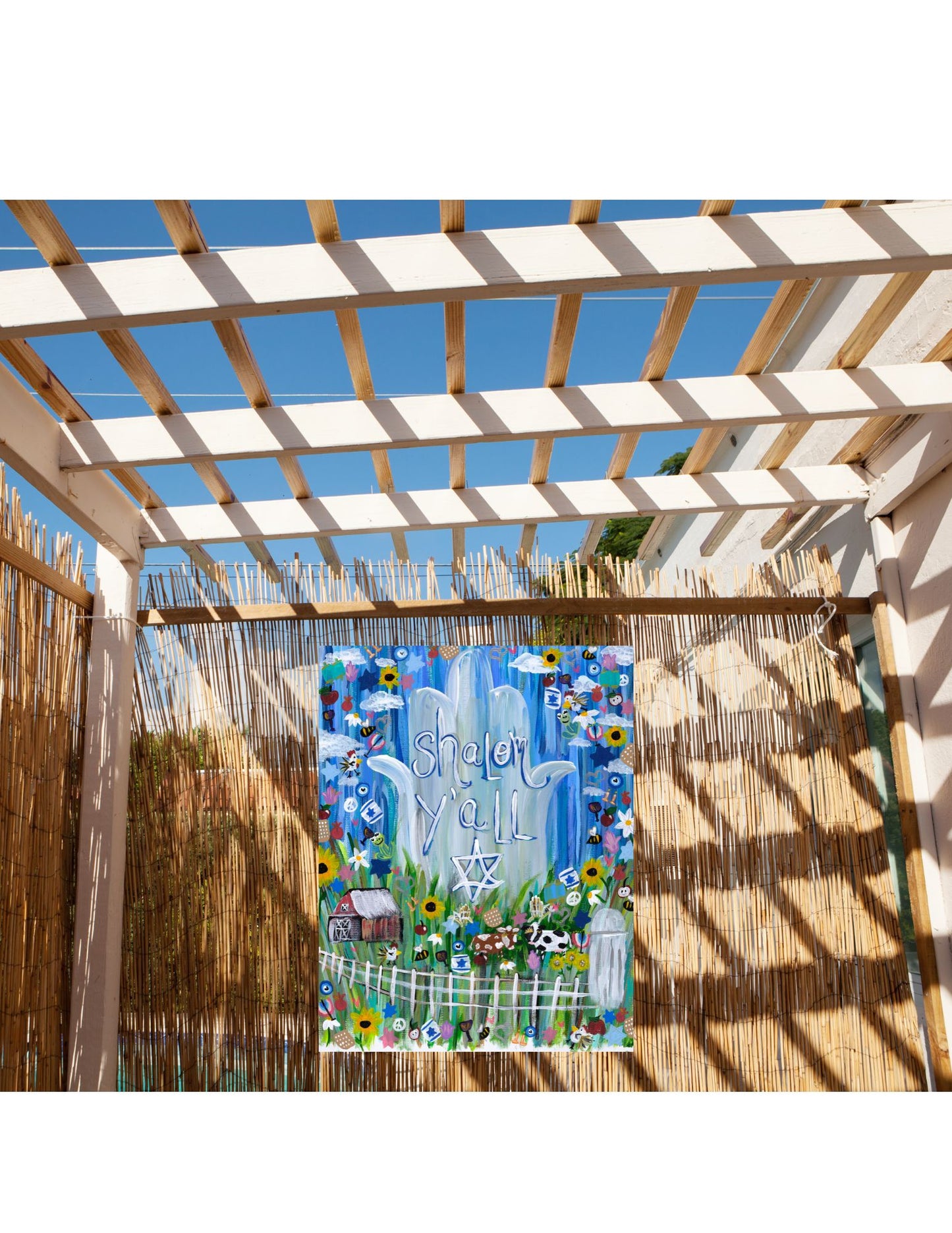 Shalom Y'all | Sukkah Banner