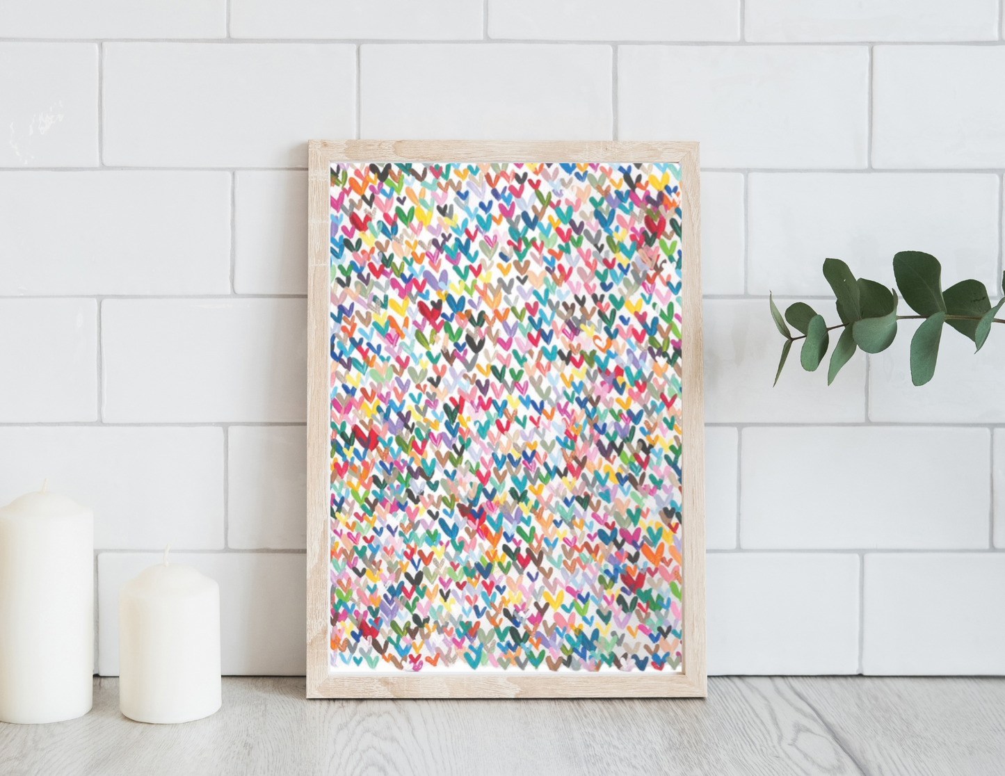 A Million Hearts For You Giclee Art Print