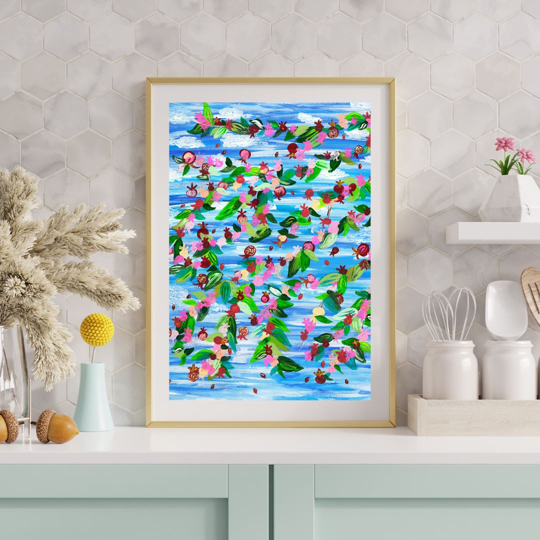 Underneath My Pomegranate Tree Giclee Art Print