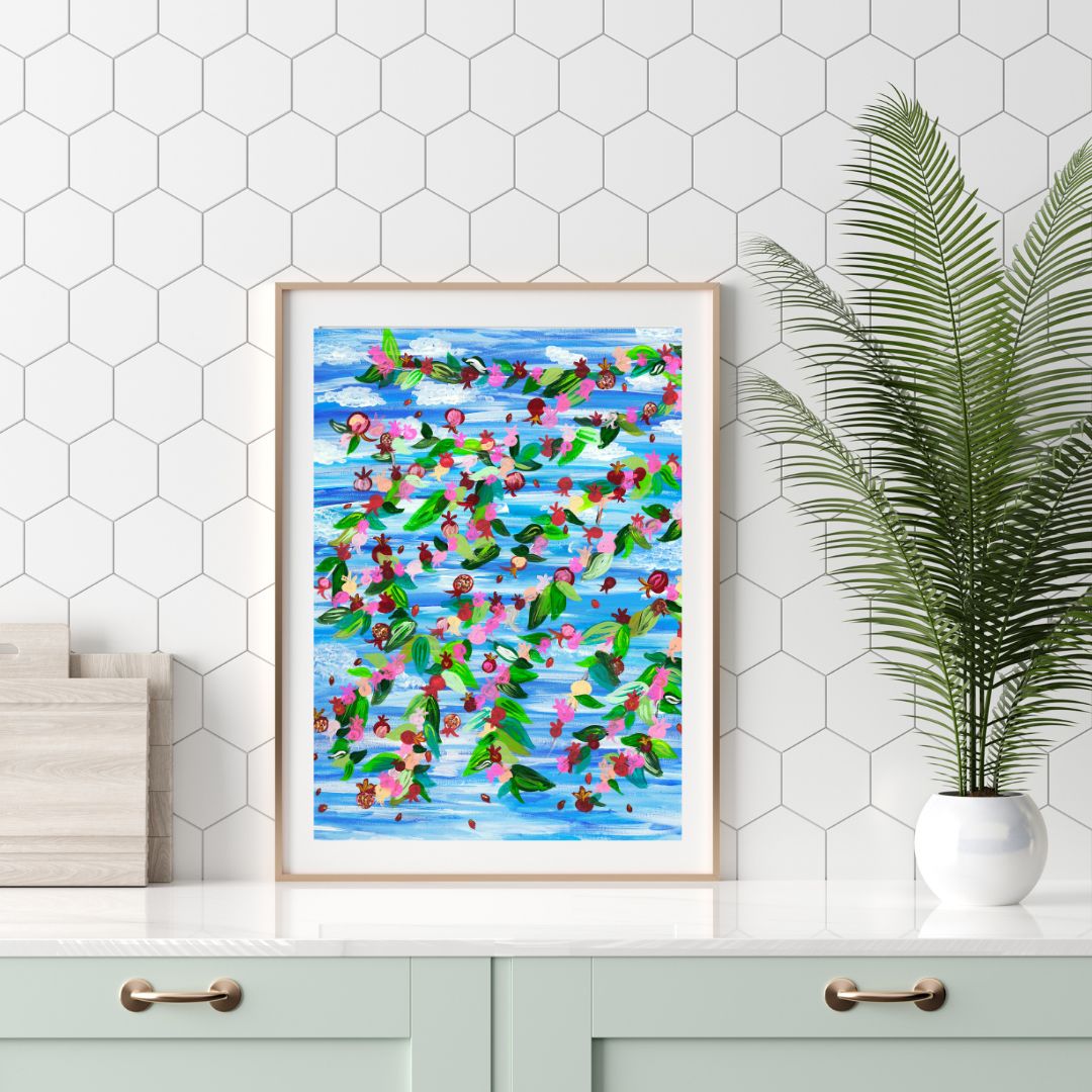 Underneath My Pomegranate Tree Giclee Art Print