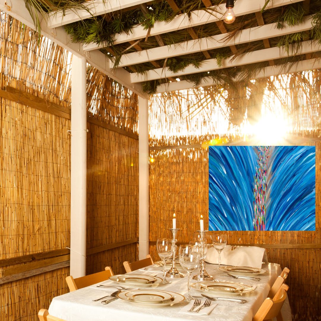 Crossing the Red Sea | Sukkah Banner
