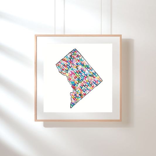 Hearts for DC Giclee Art Print
