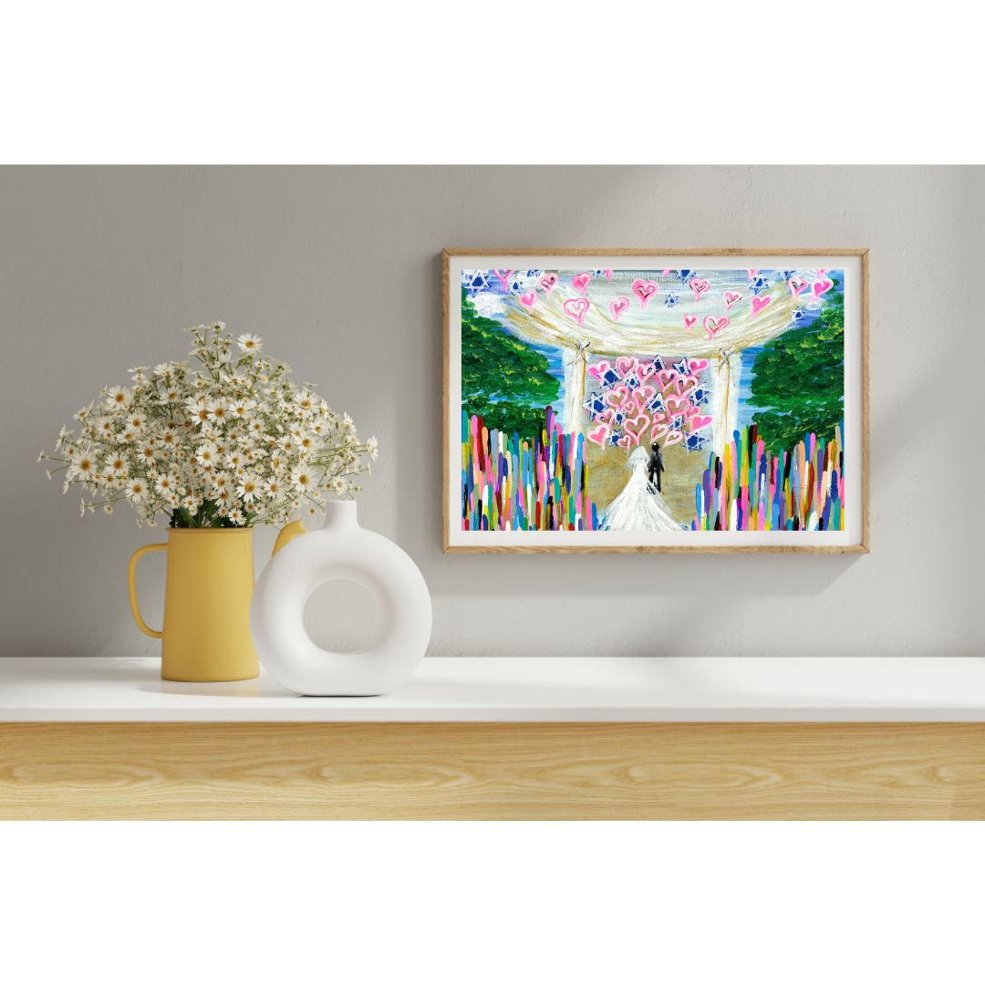 Jewish Wedding Giclee Art Print