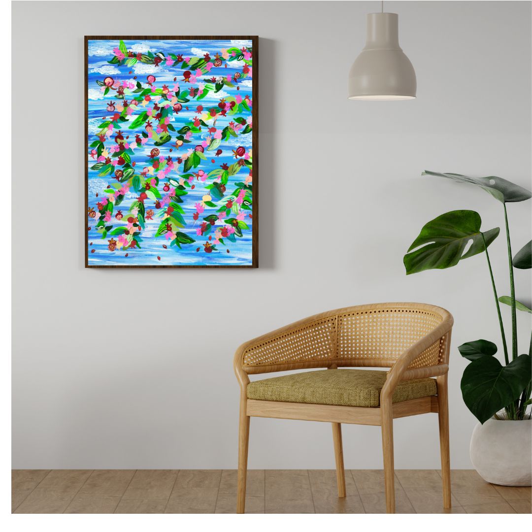 Underneath My Pomegranate Tree Giclee Art Print
