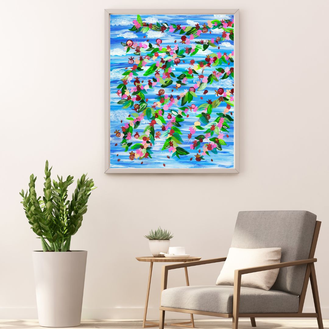 Underneath My Pomegranate Tree Giclee Art Print