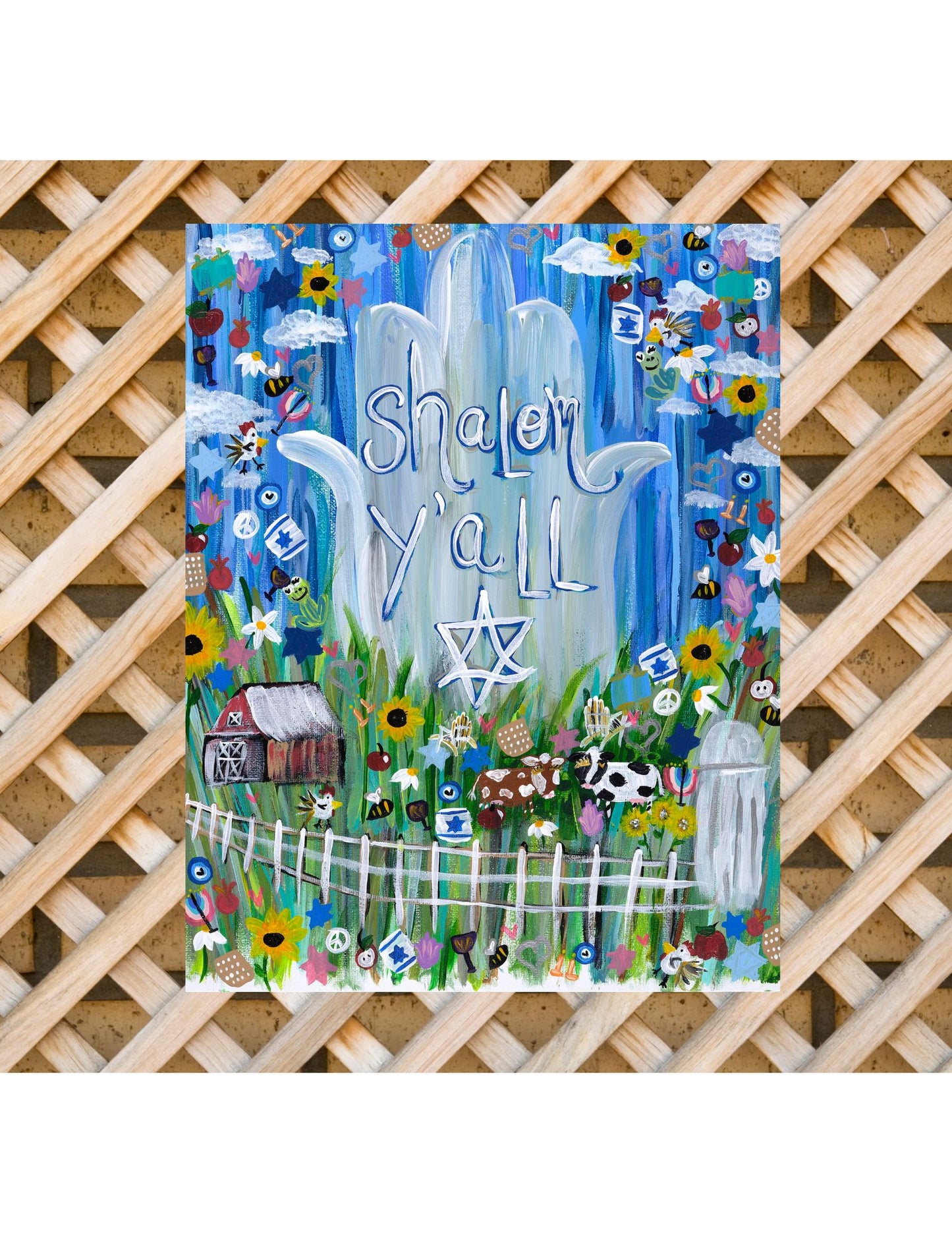 Shalom Y'all | Sukkah Banner