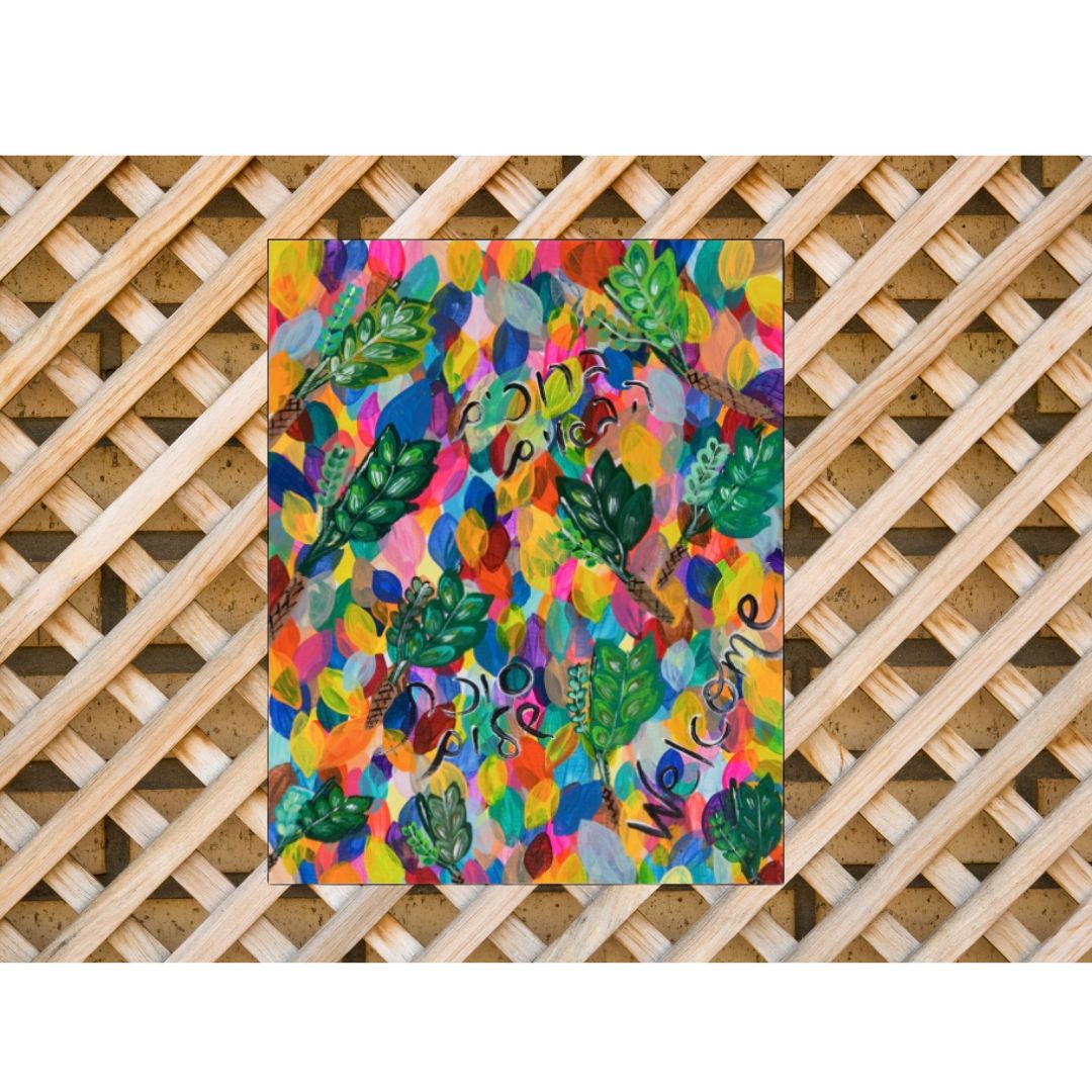 Rainbow Etrogs | Sukkah Banner