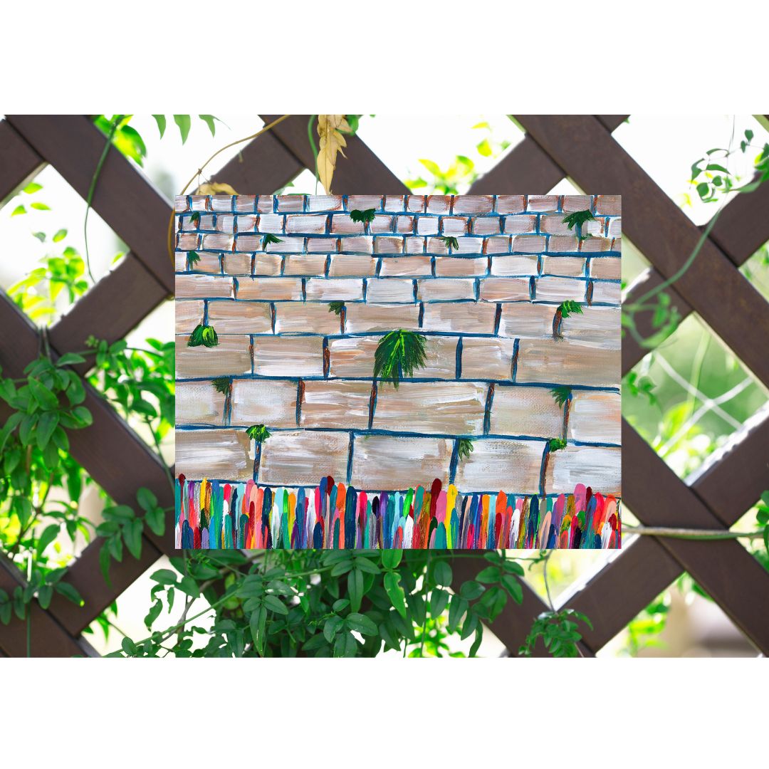 Bright Western Wall | Sukkah Banner