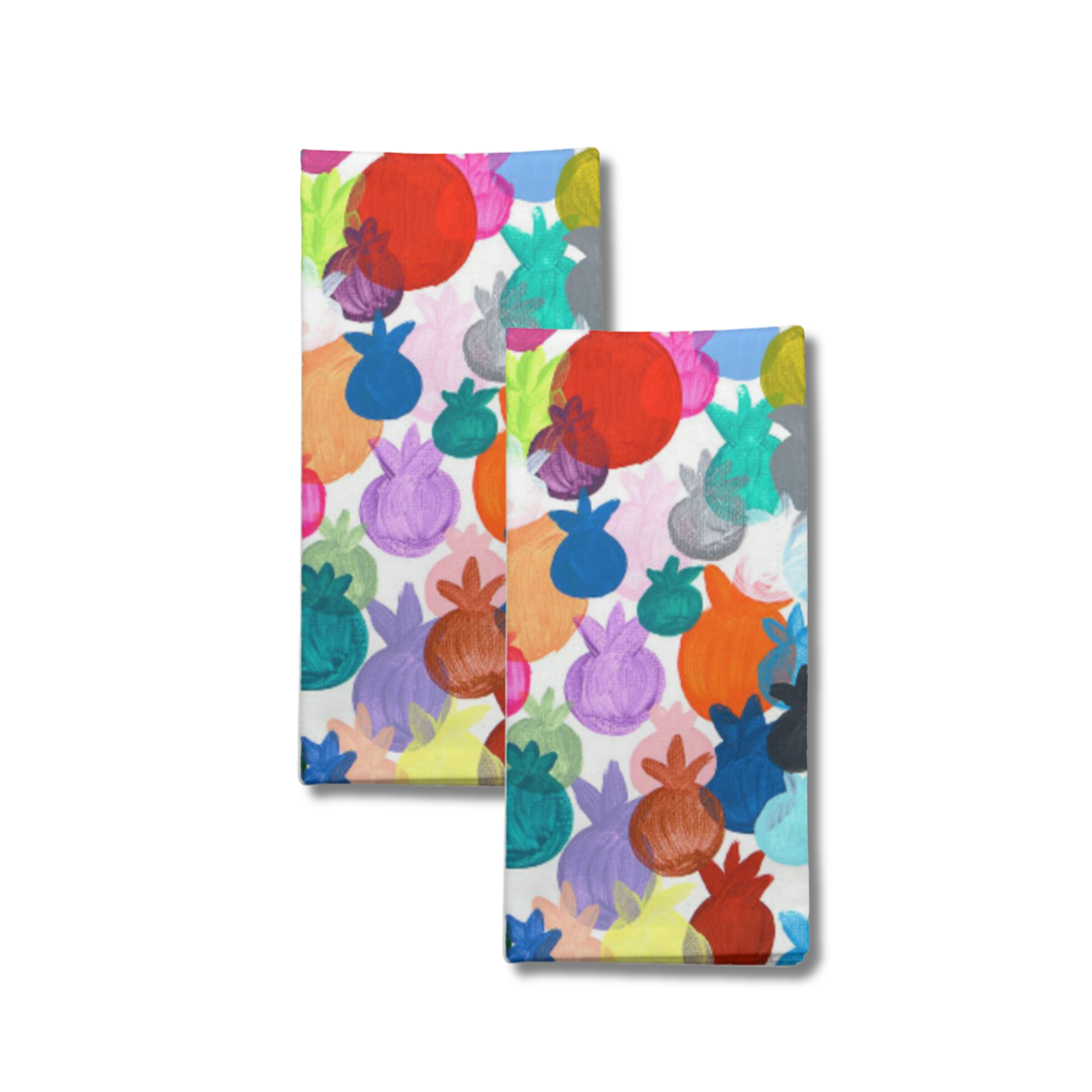 Rainbow Pomegranates | Cloth Napkins