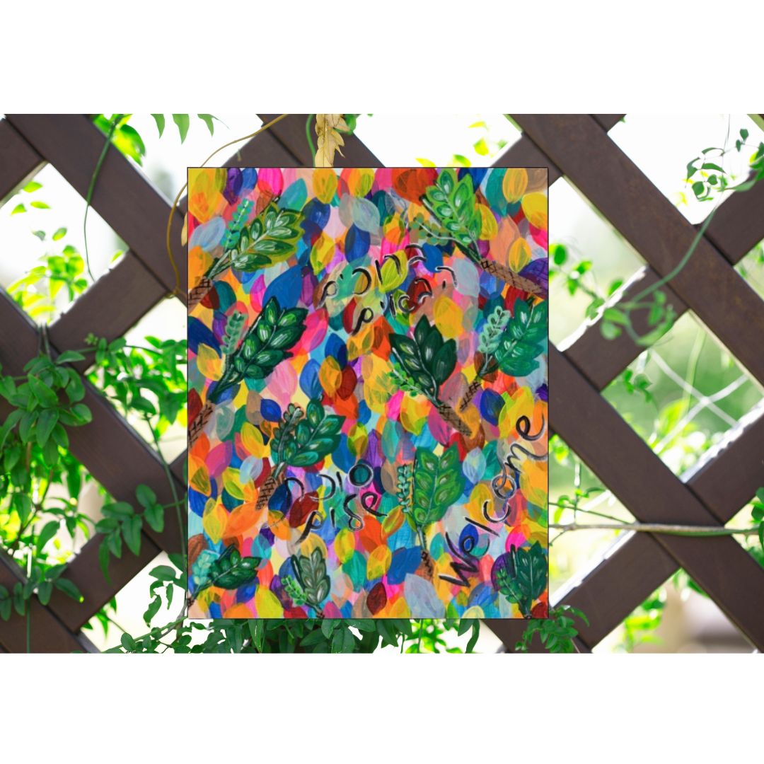 Rainbow Etrogs | Sukkah Banner