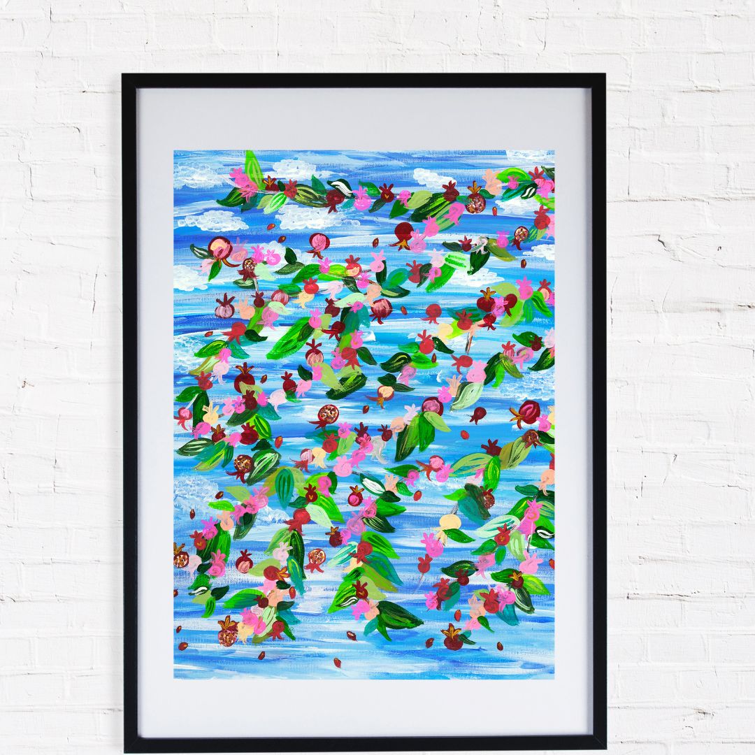 Underneath My Pomegranate Tree Giclee Art Print