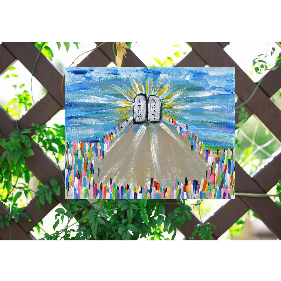 We Were All At Sinai | Sukkah Banner