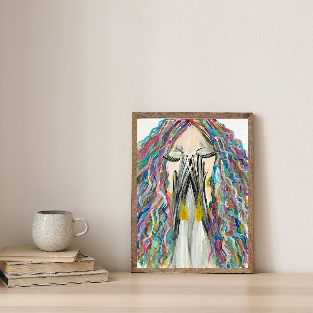 The Beauty of Shabbat Giclee Art Print