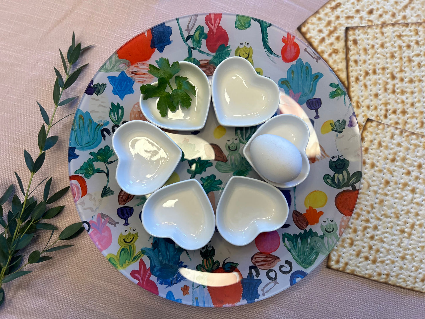 Everything Passover Seder Plate