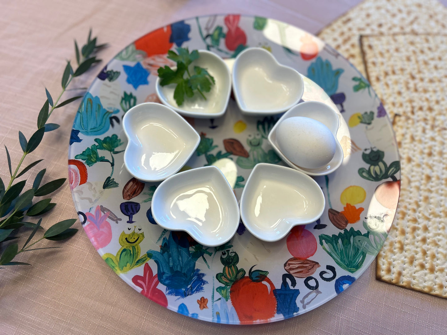 Everything Passover Seder Plate