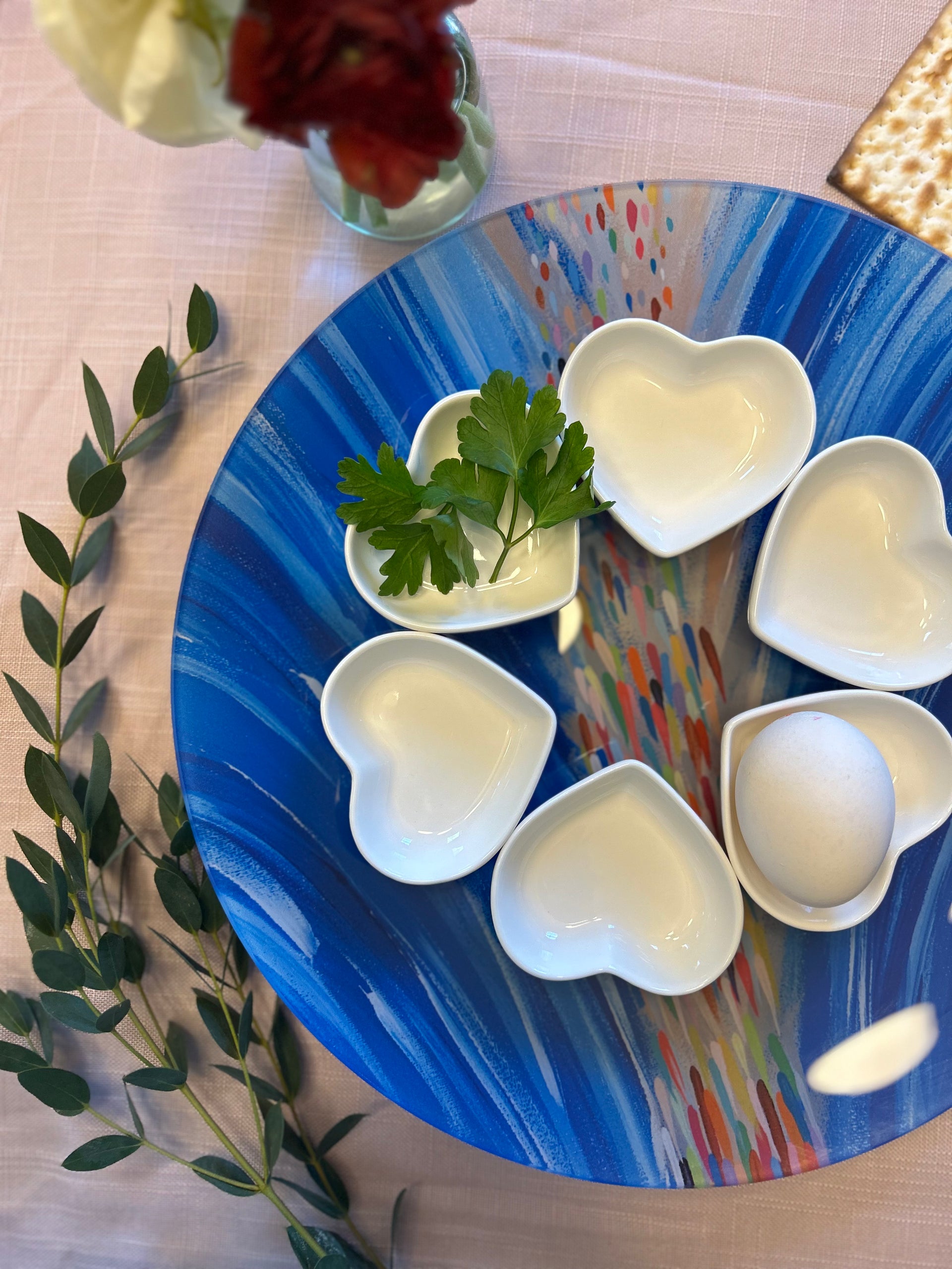PETITE ASSIETTE KASHGAR プレート Crossing the Red Sea Seder Plate | Modern Seder Plate | Arielle