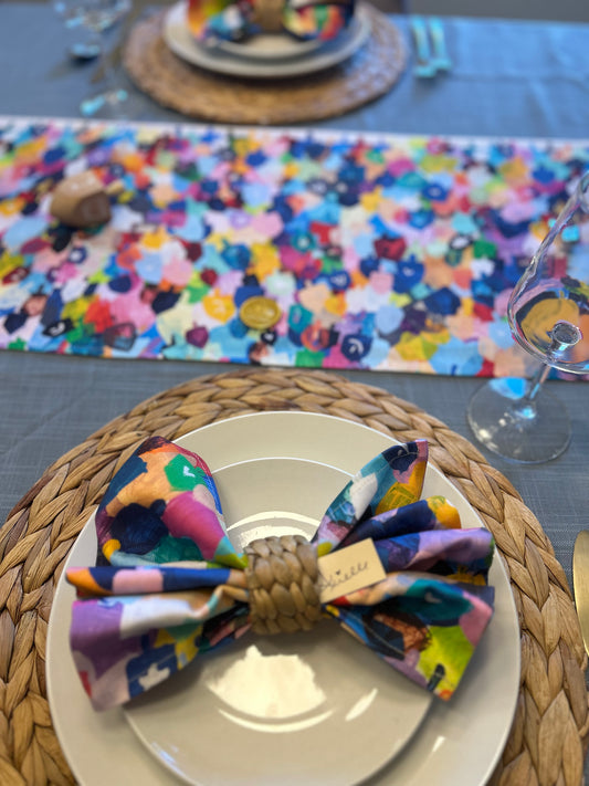 Rainbow Dreidels | Napkins