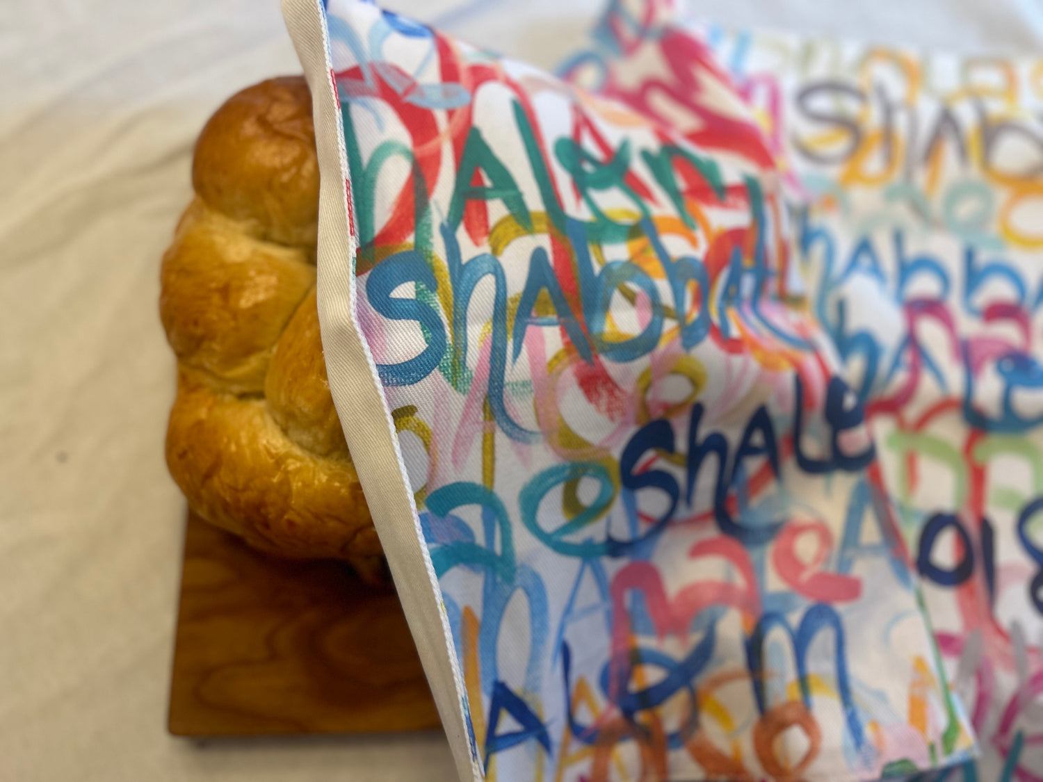 Shabbat Shalom Everywhere | Challah Cover