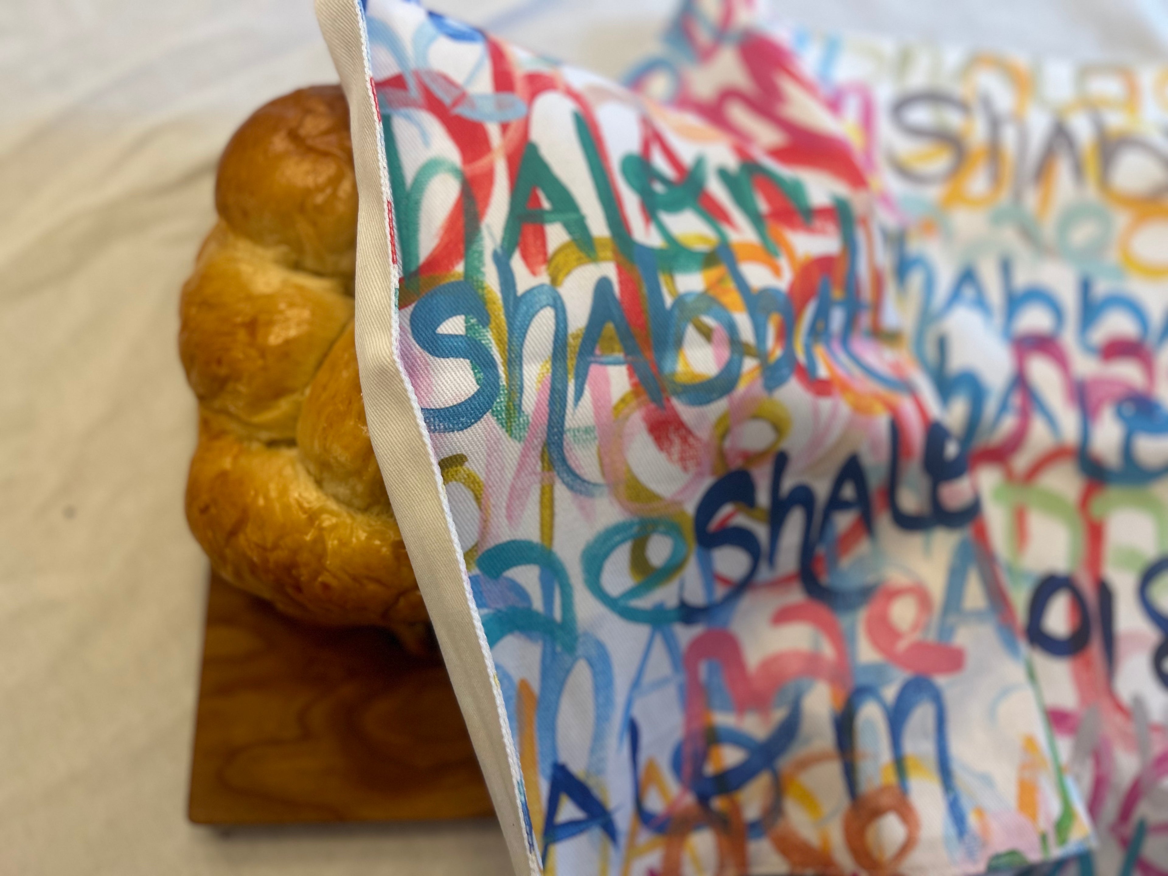 Shabbat Shalom Everywhere | Challah Cover