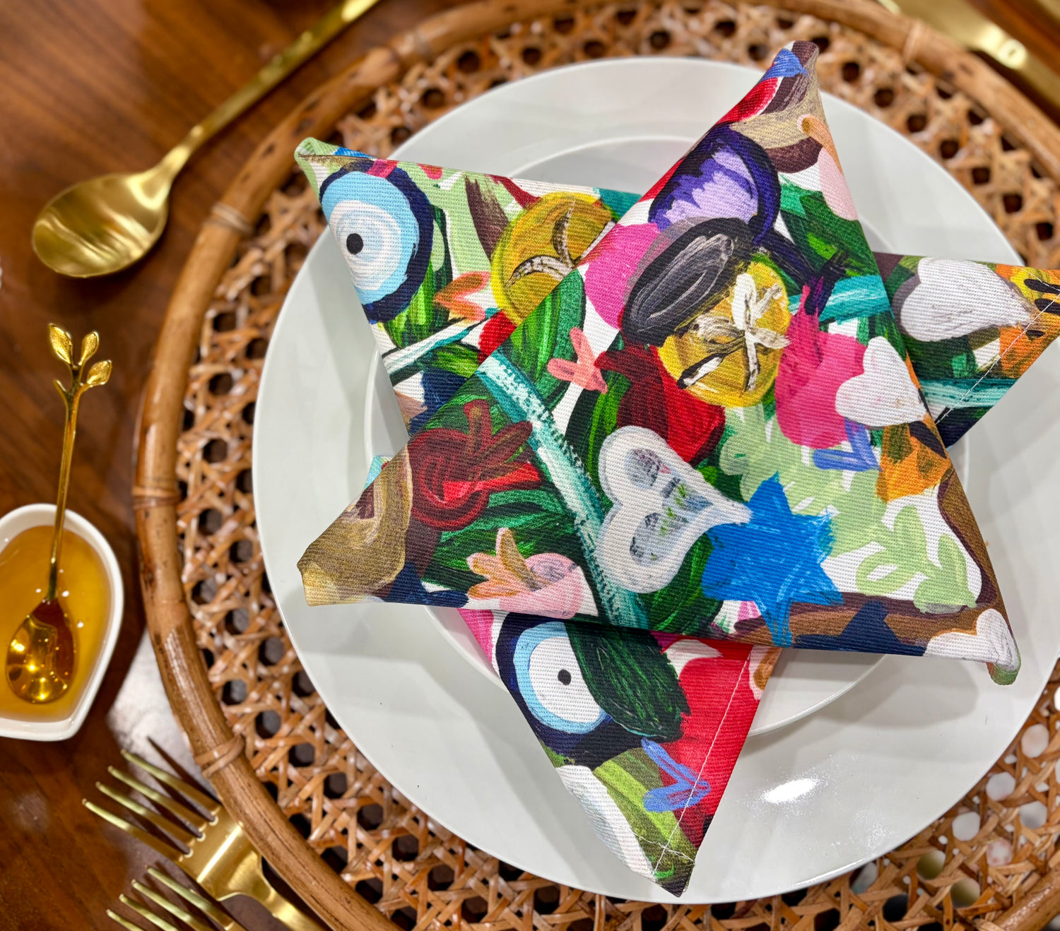 All the Colors of Rosh | Rosh Hashanah Cloth Napkins