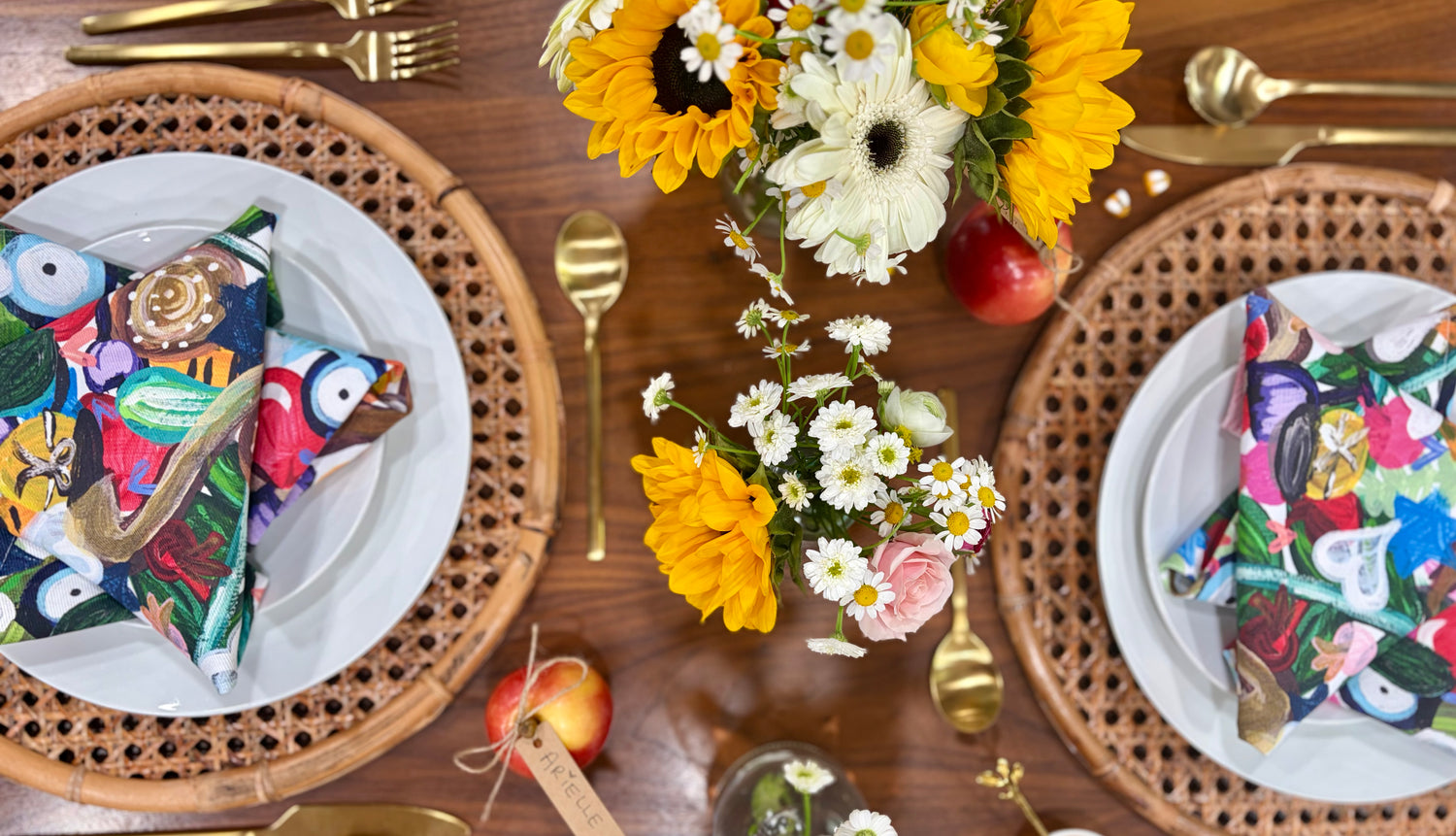 All the Colors of Rosh | Rosh Hashanah Cloth Napkins