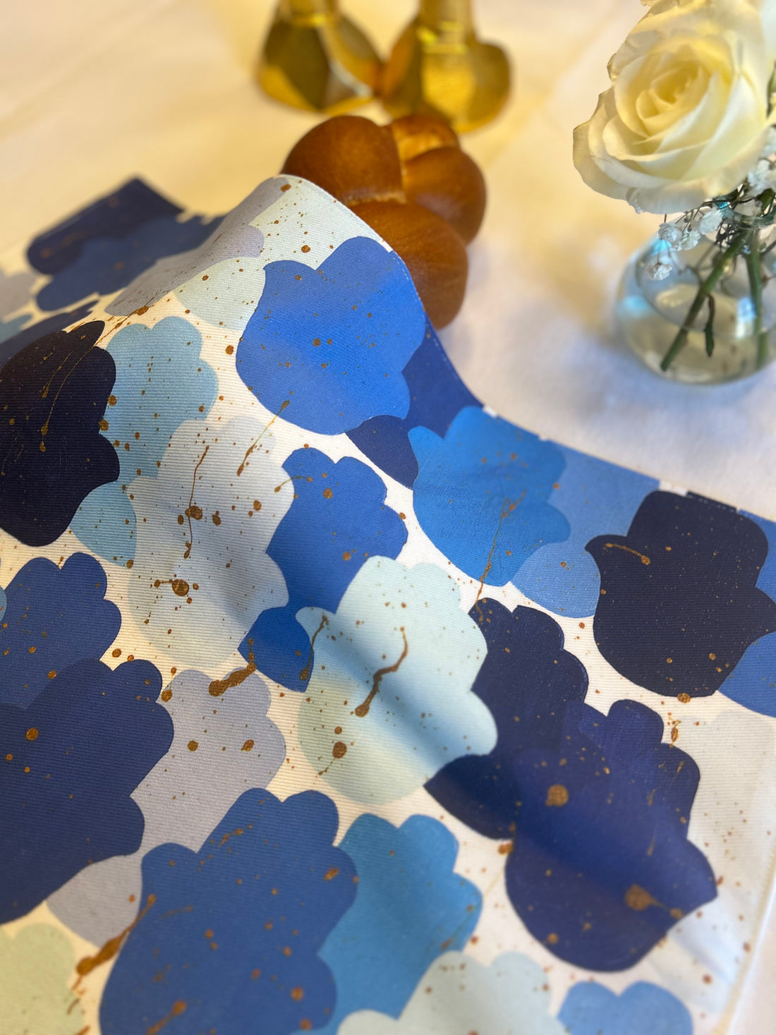 Blue Hamsas | Challah Cover