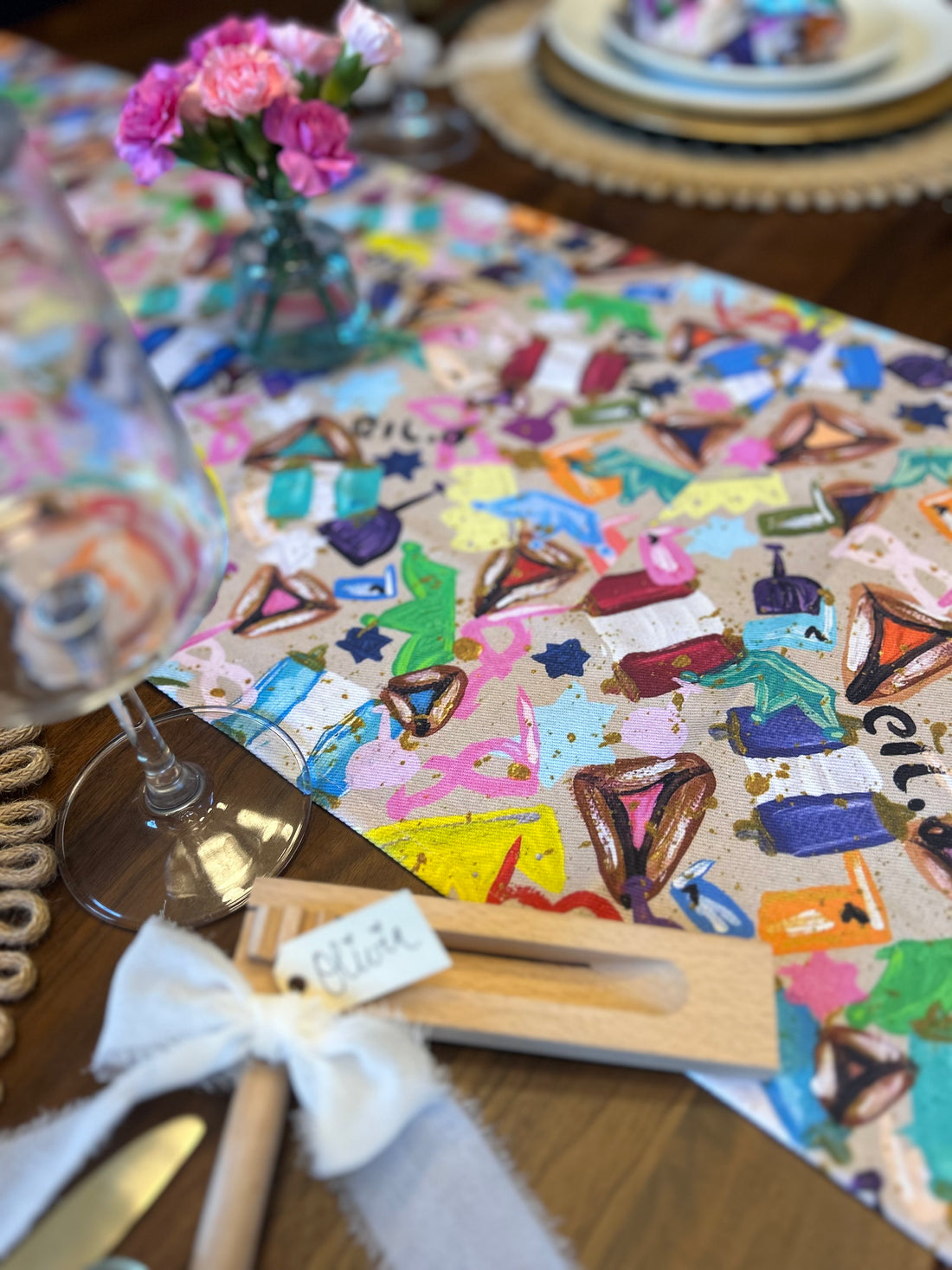 Everything Purim Table Runner