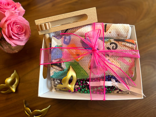 Tea Towel Mishloach Manot | Purim Gift Set