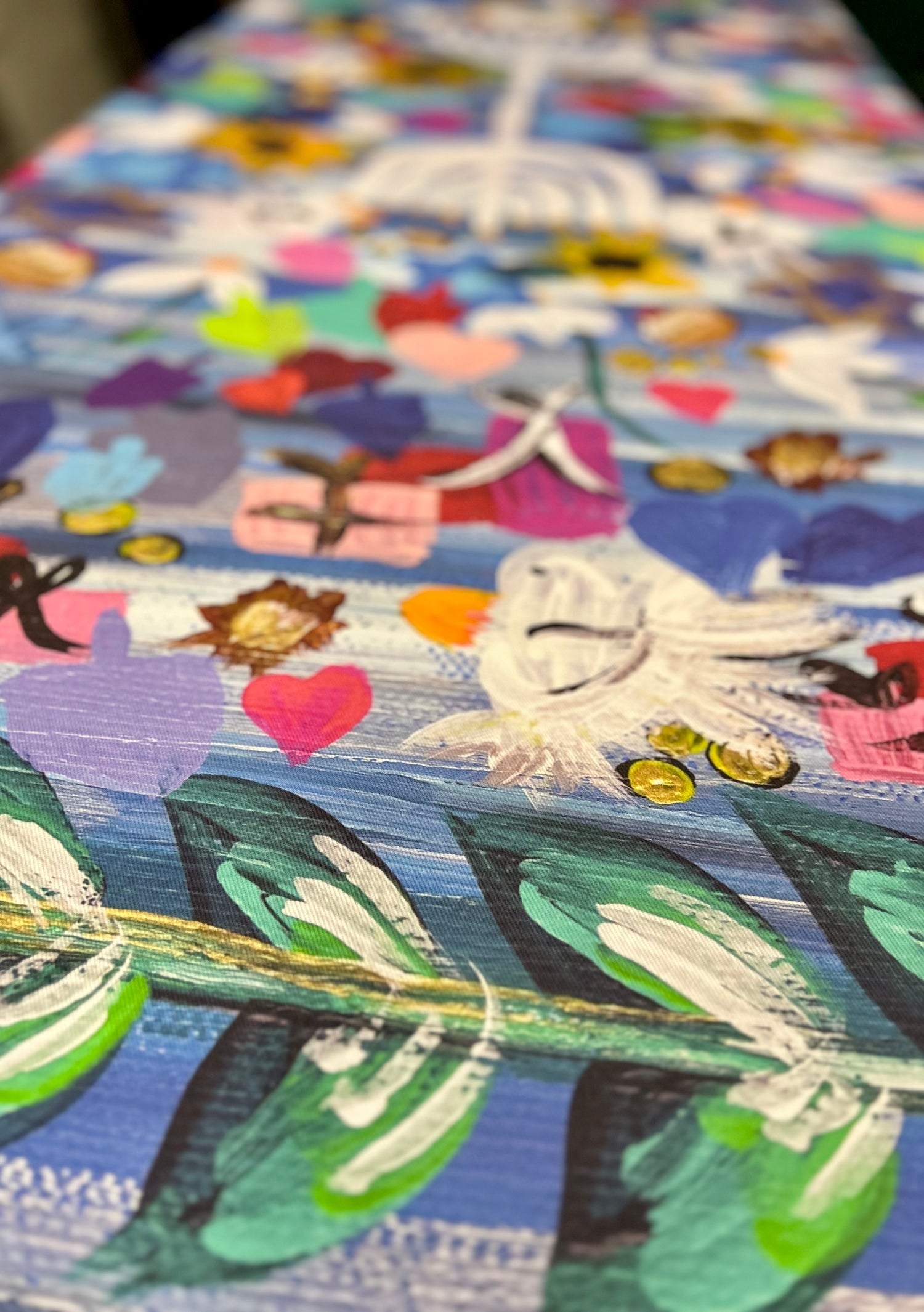 Hanukkah Garden Party Tablecloth