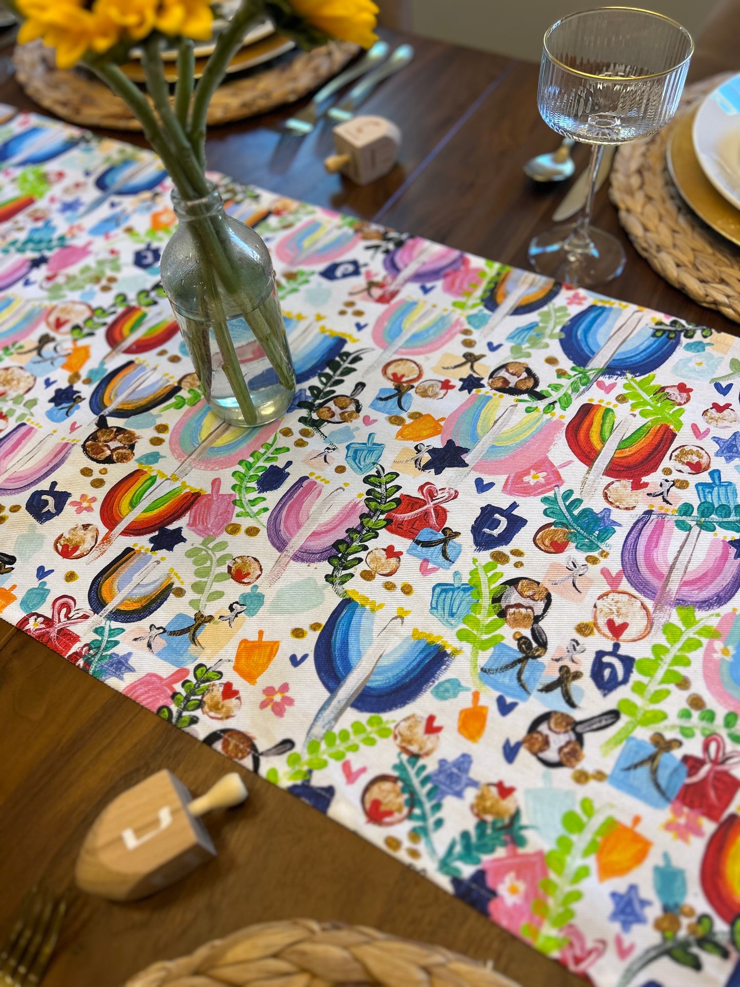 Everything Hanukkah Table Runner