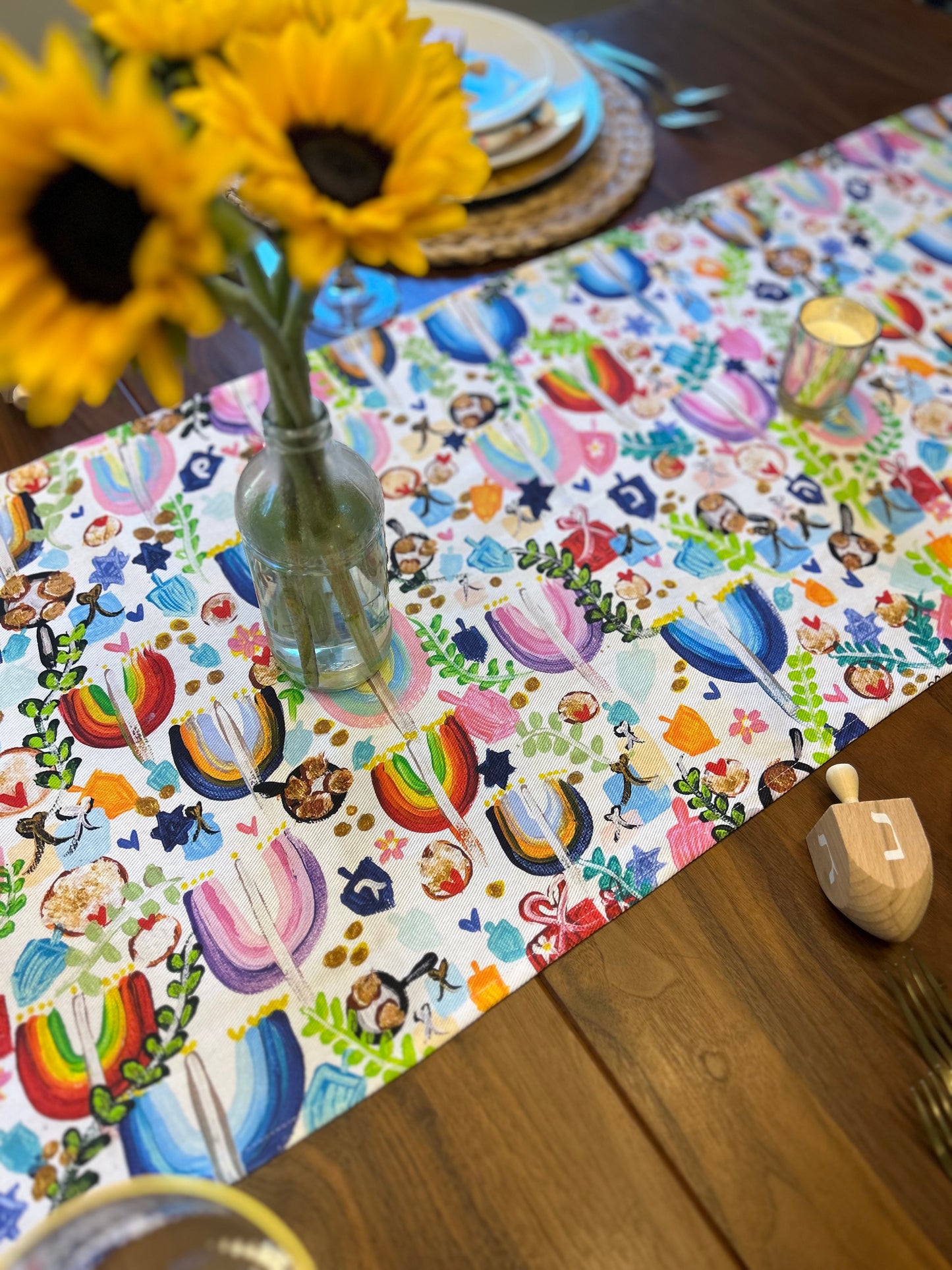 Everything Hanukkah Table Runner