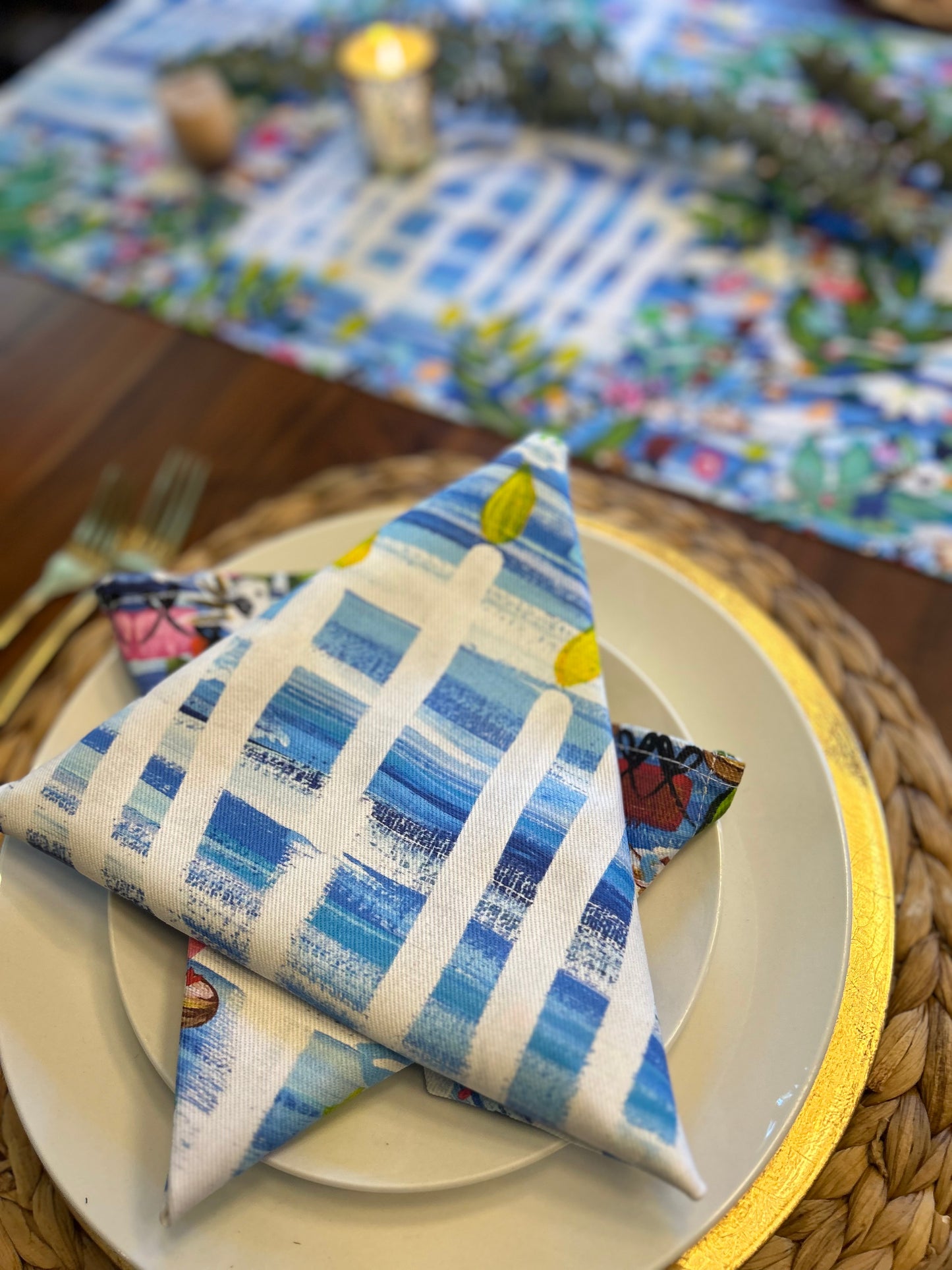 Hanukkah Garden Party | Napkins