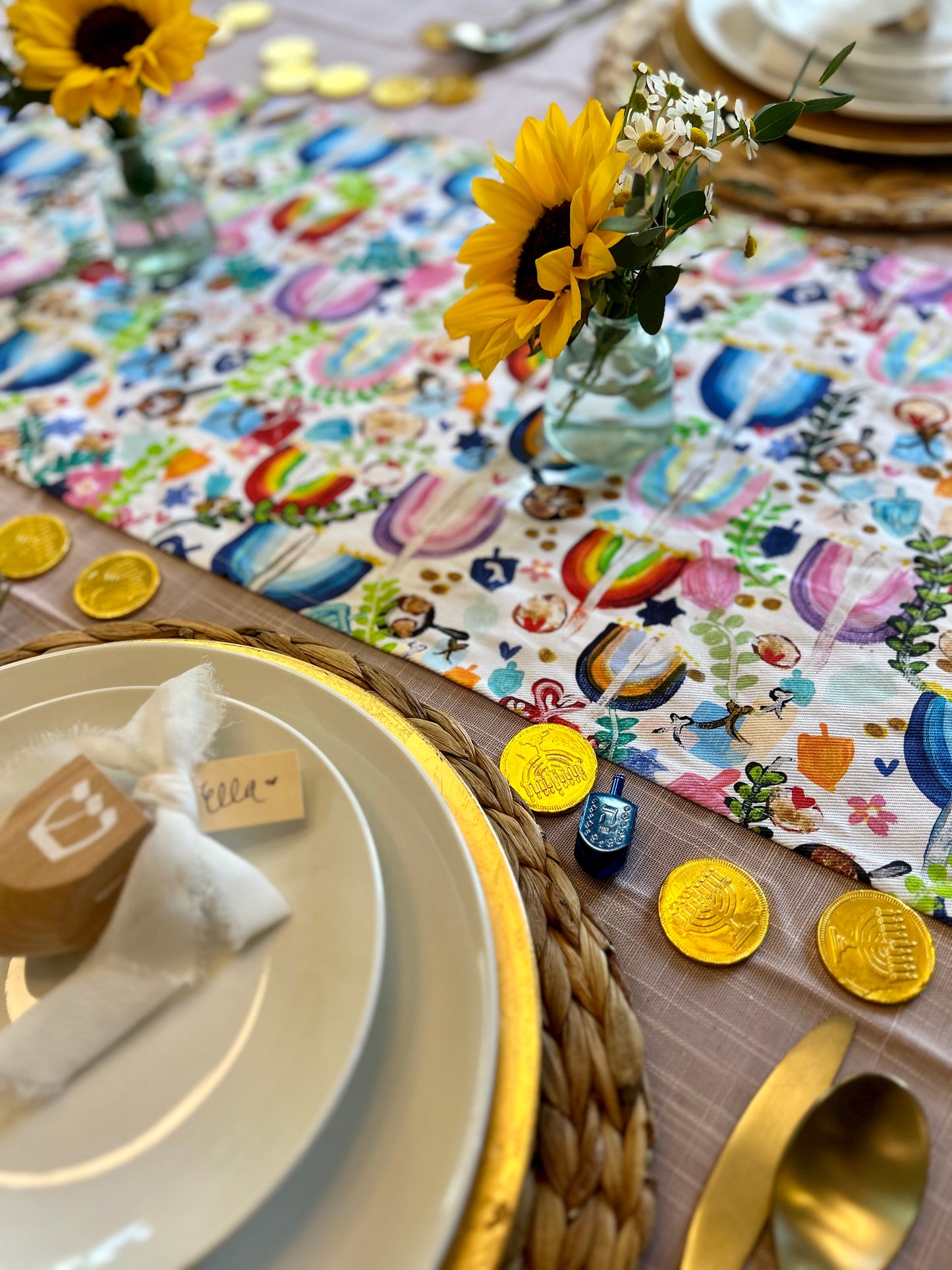 Everything Hanukkah Table Runner