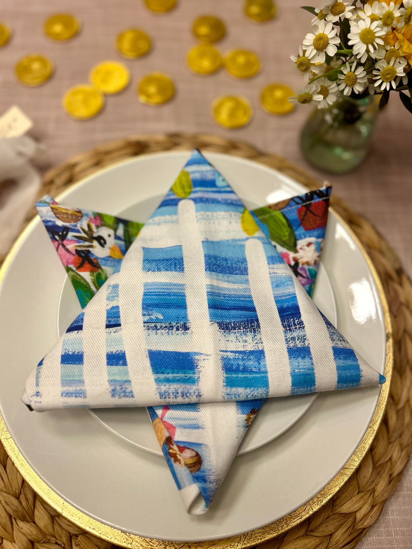 Hanukkah Garden Party | Napkins