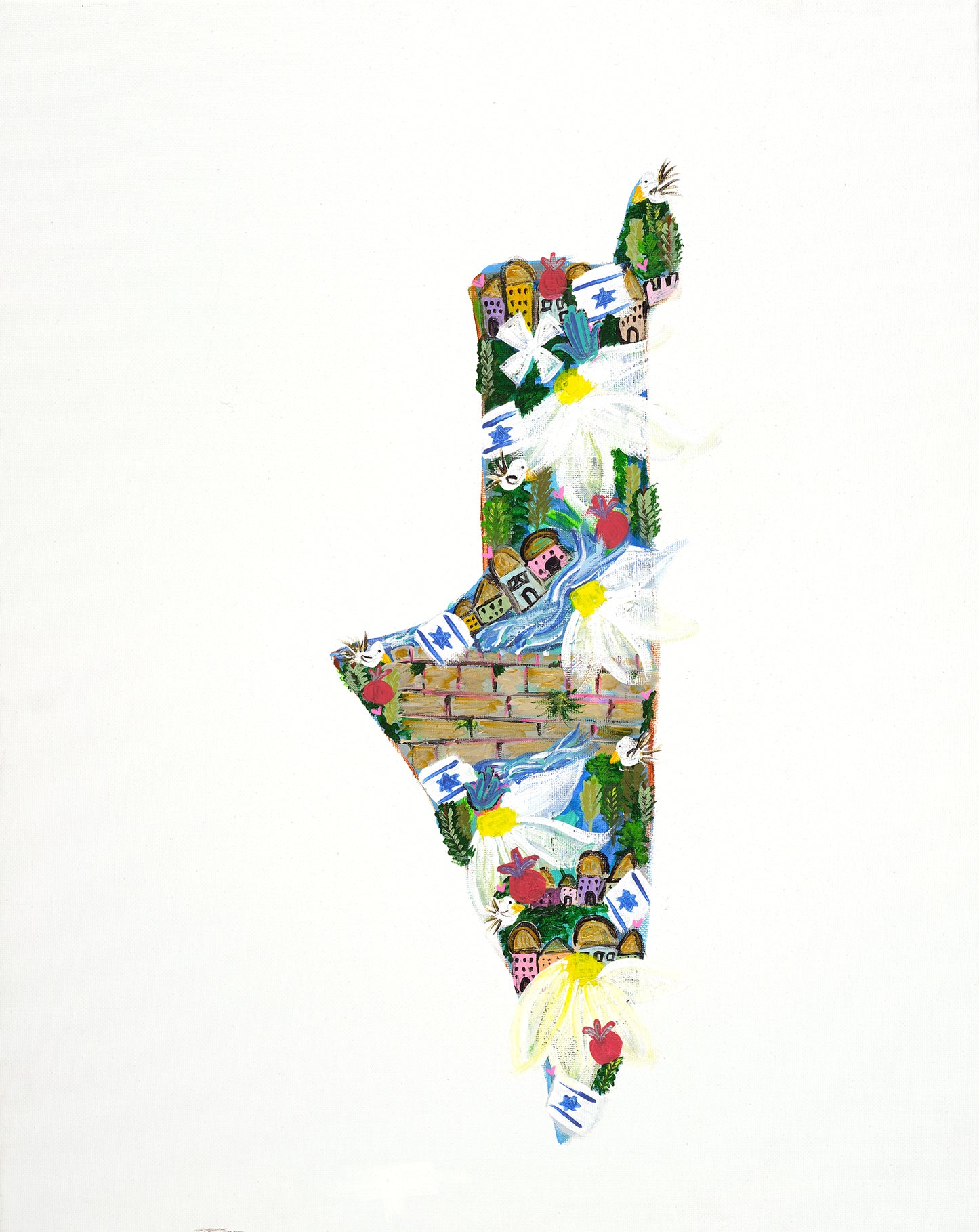 Map of Israel | Sukkah Banner