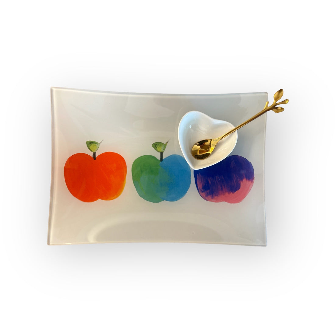 Tie Dye Apples | Apple + Honey Dish Set
