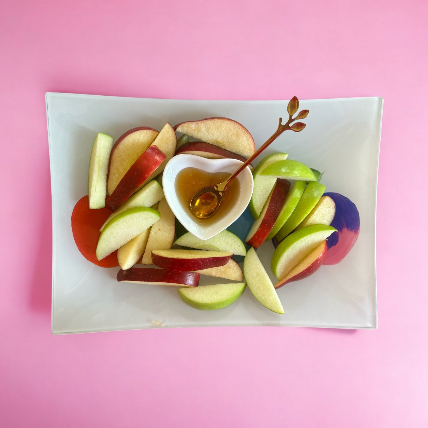 Tie Dye Apples | Apple + Honey Dish Set