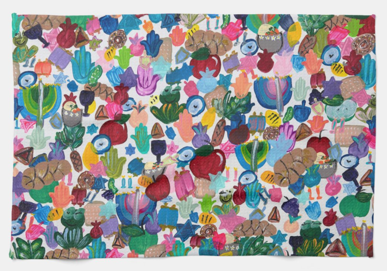All the Holidays Kitchen Tea Towel