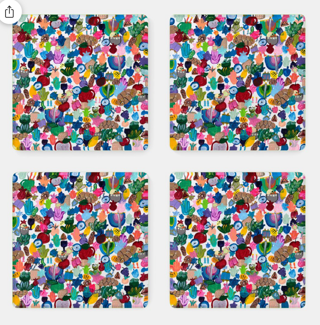 All the Holidays Acrylic Coasters - Set of 4