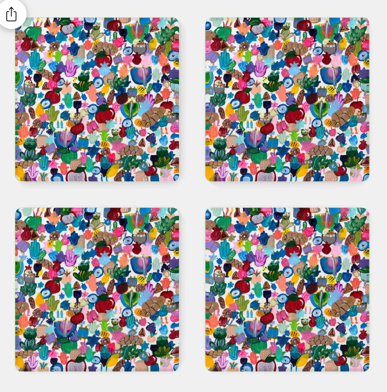 All the Holidays Acrylic Coasters - Set of 4