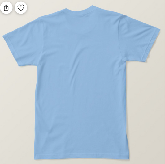 Blue Hanukkah Menorah Tee - Unisex Adult Shirt