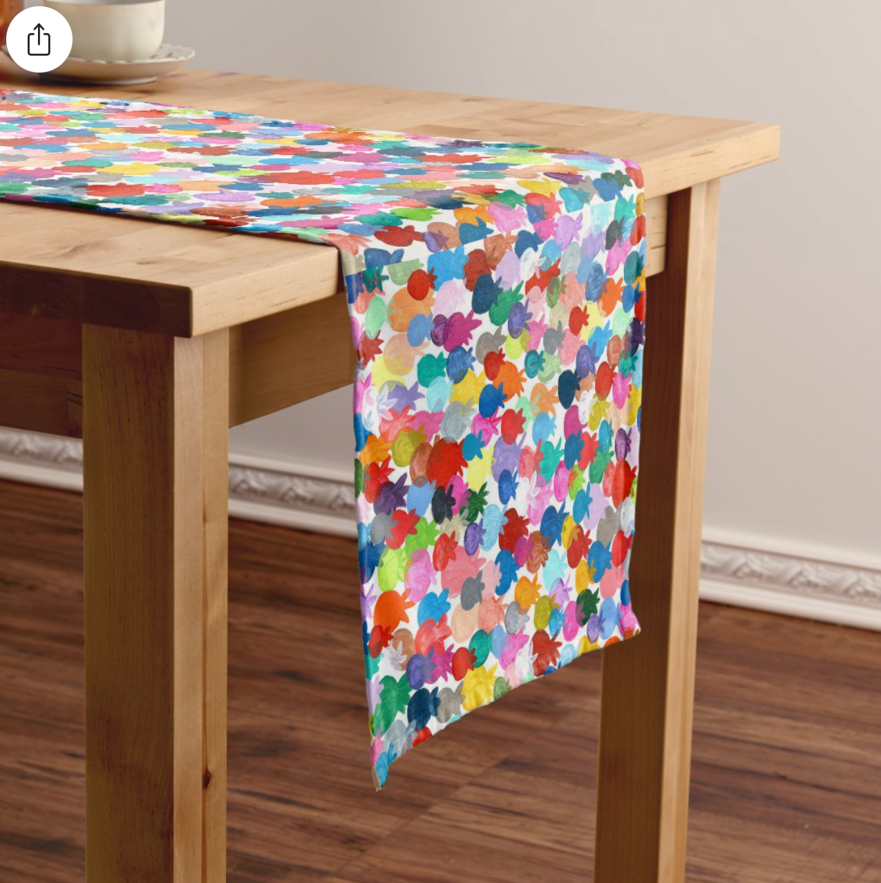 Rainbow Pomegranates Table Runner