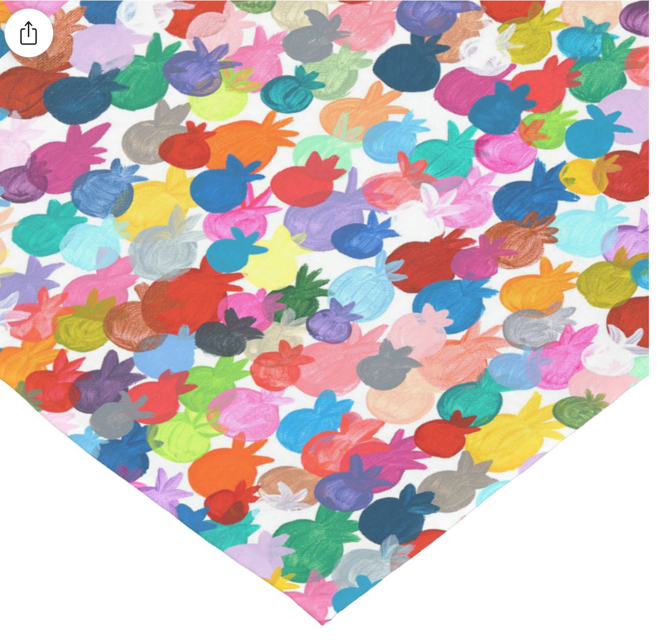 Rainbow Pomegranates Table Runner