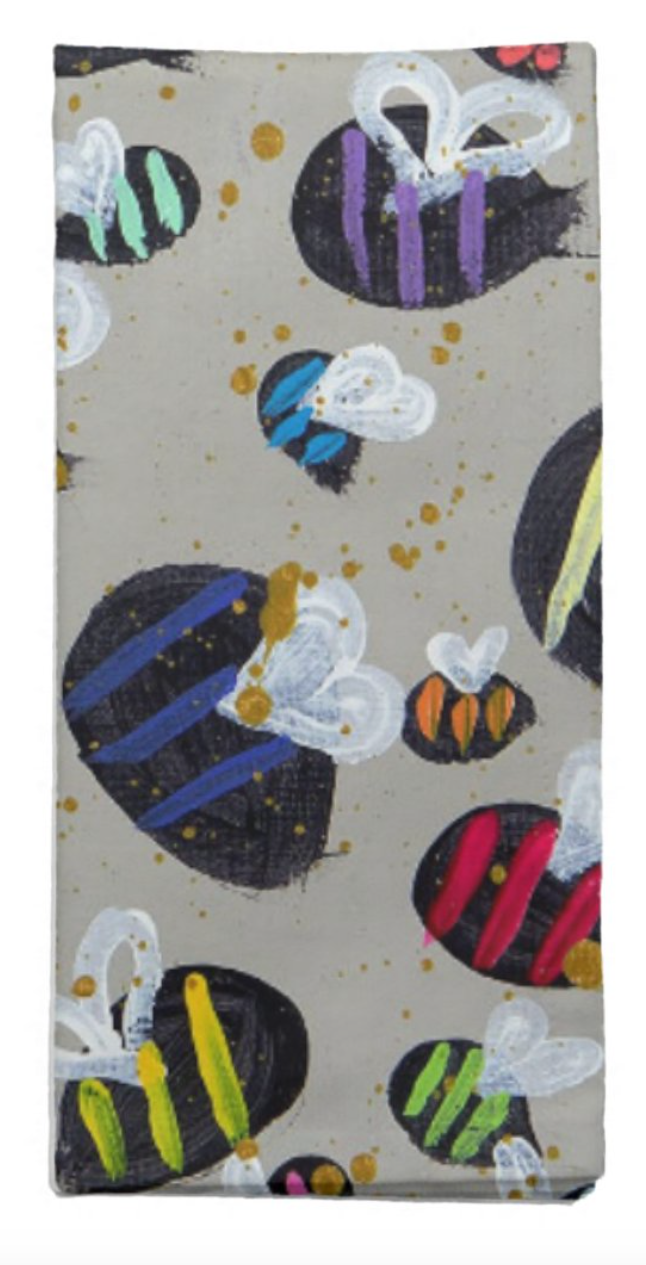 Rainbow Bees | Napkins