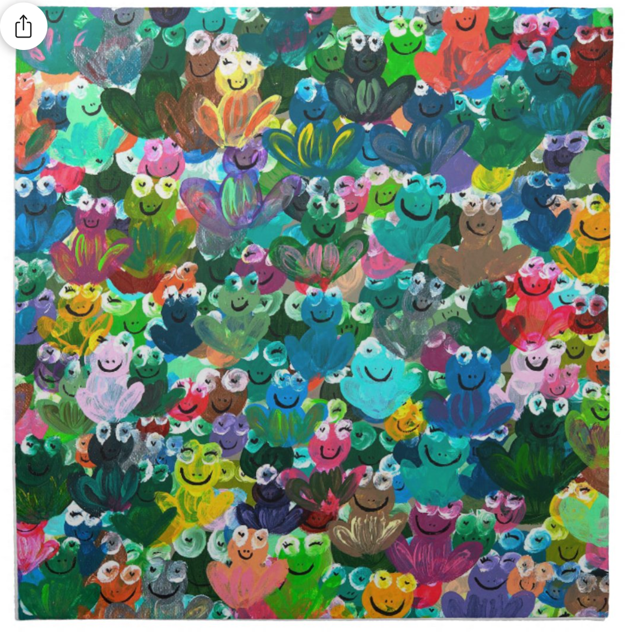Rainbow Frogs | Napkins
