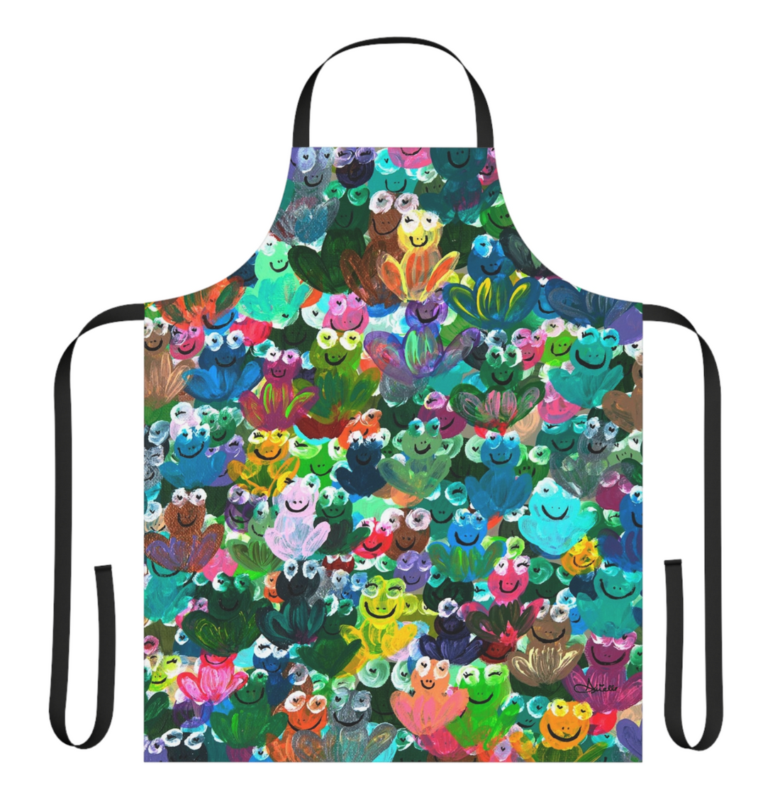 Rainbow Frogs | Kitchen Apron