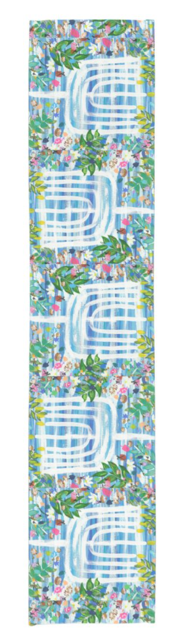 Hanukkah Garden Party Table Runner