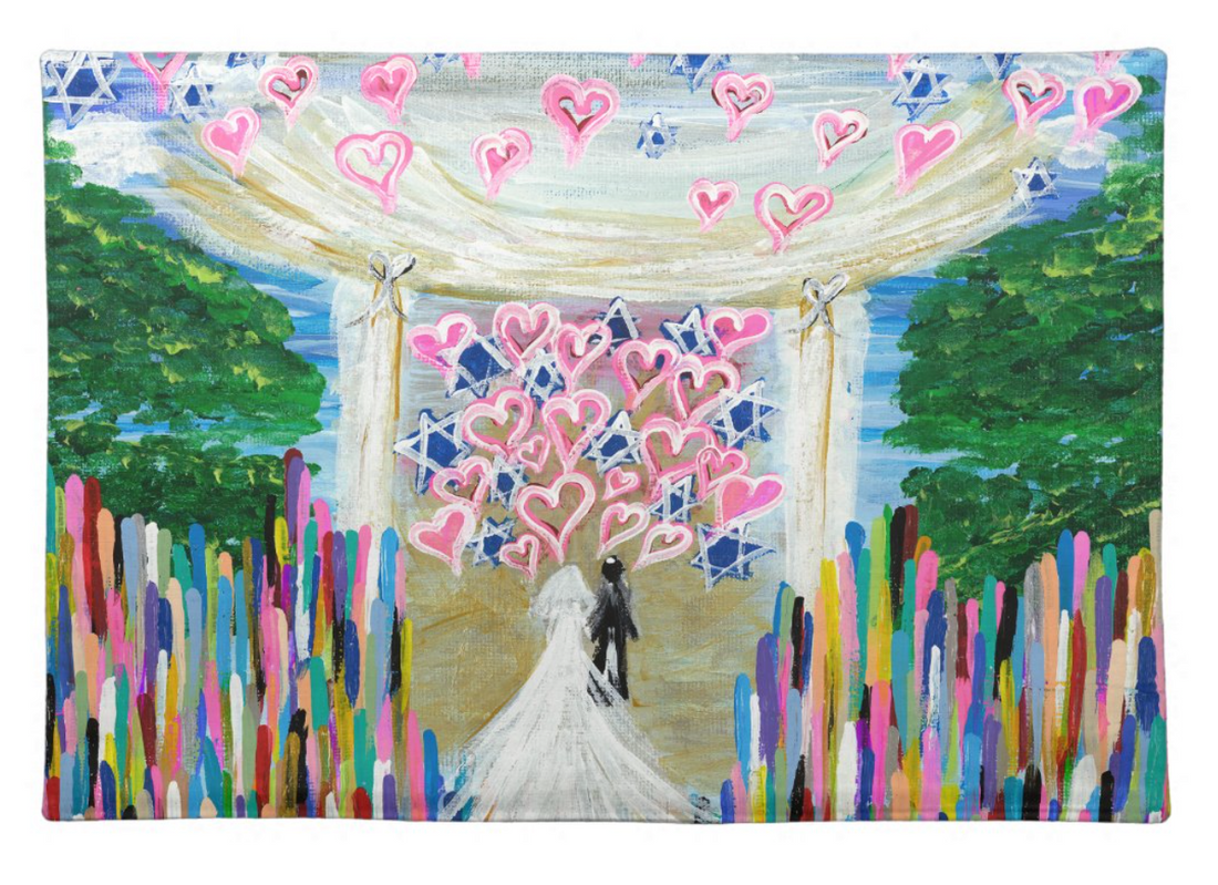 Jewish Wedding | Challah Cover